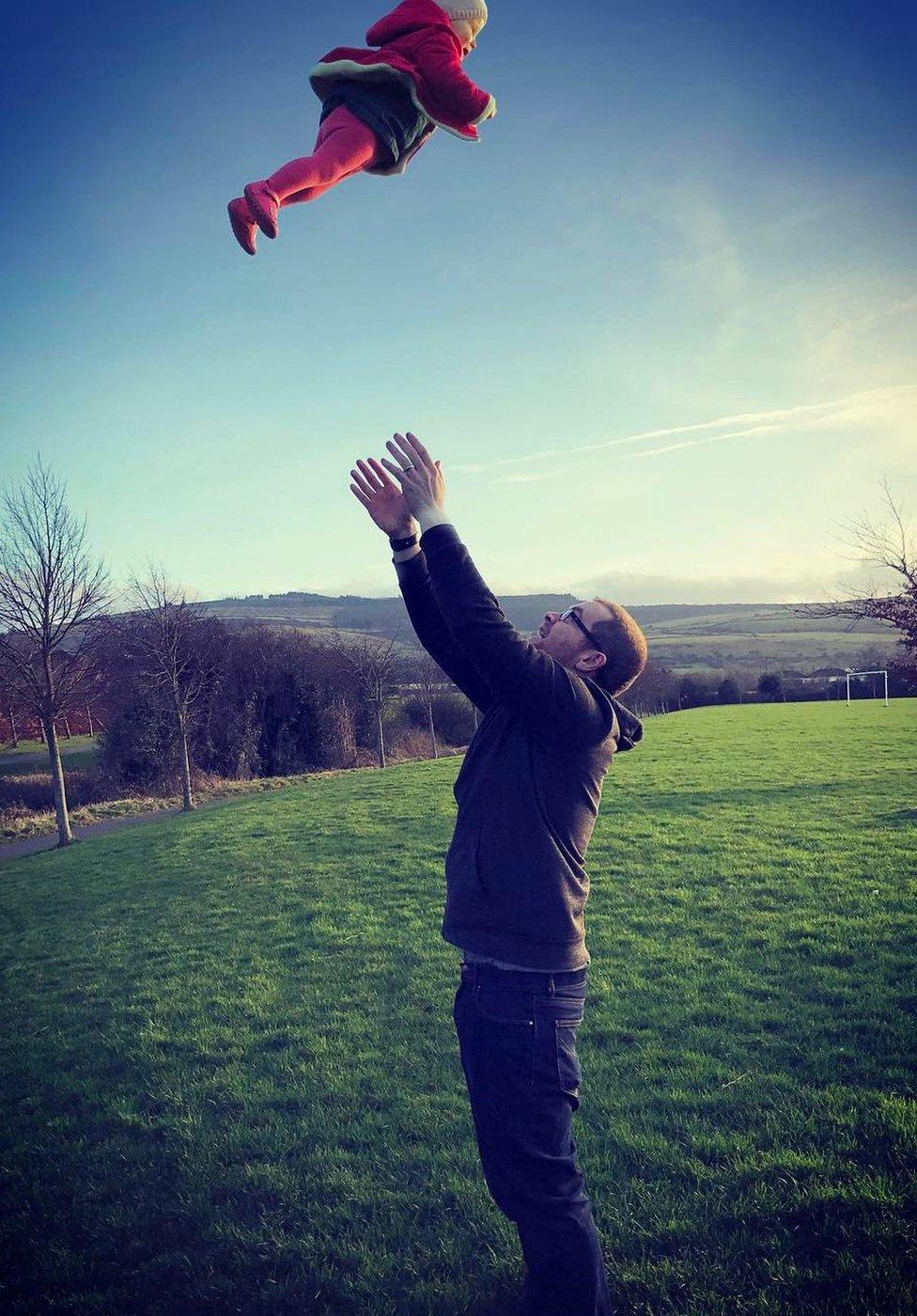 Stephen Crowley with daughter Hannah