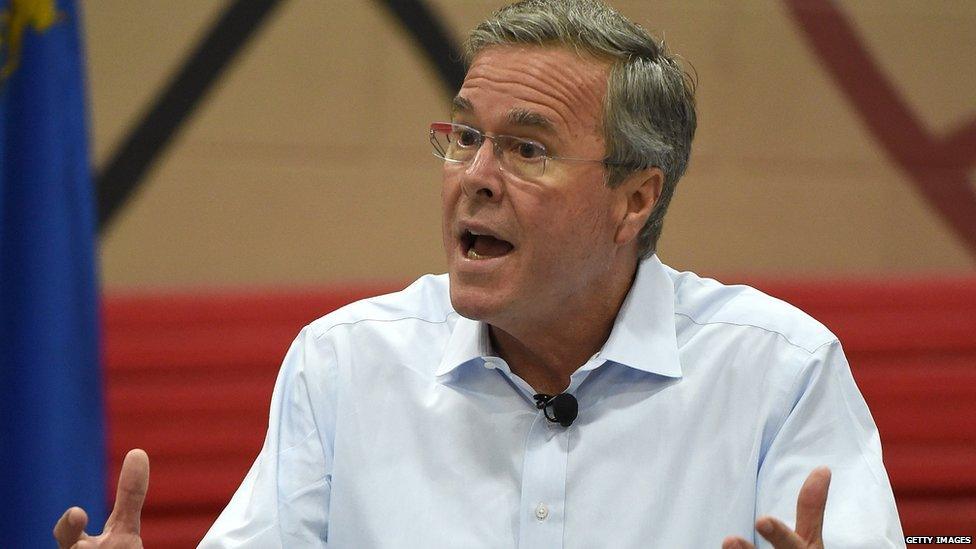 Republican presidential candidate Jeb Bush.