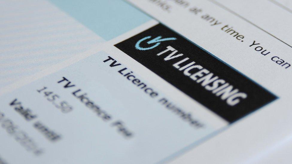 Picture of a TV licence