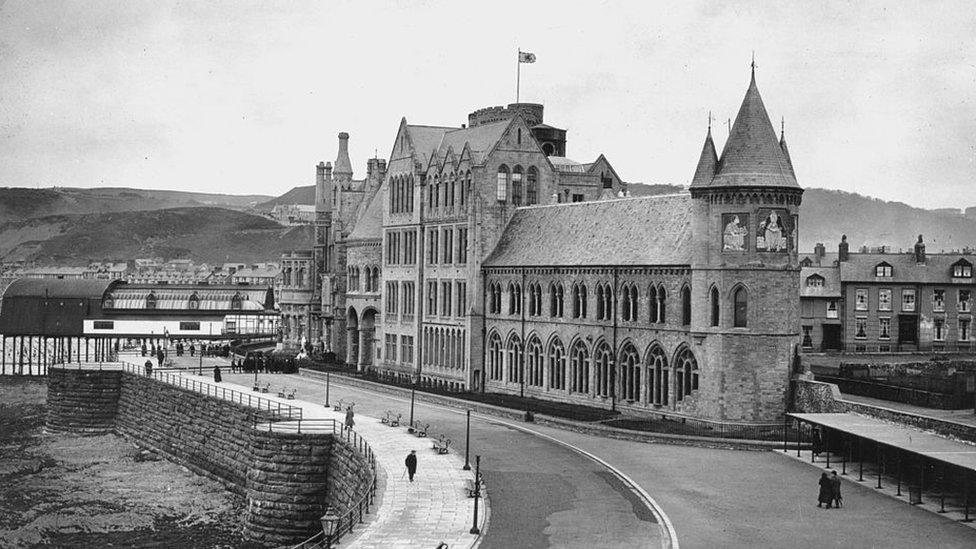 The university - as it looked 100 years ago