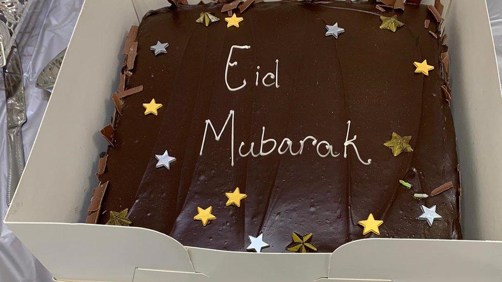 Eid Mubarak cake