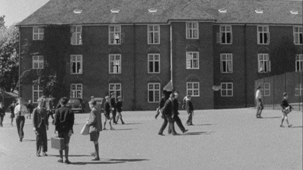 Brighton, Hove and Sussex Grammar School in 1959