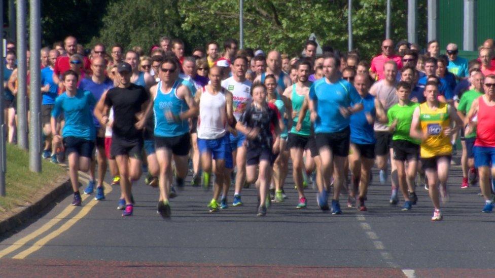 Falcons organised Queen's parkrun