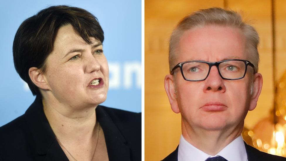 Ruth Davidson and Michael Gove