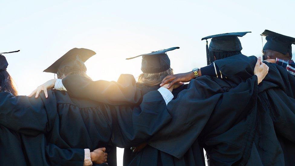 students a graduation ceremony