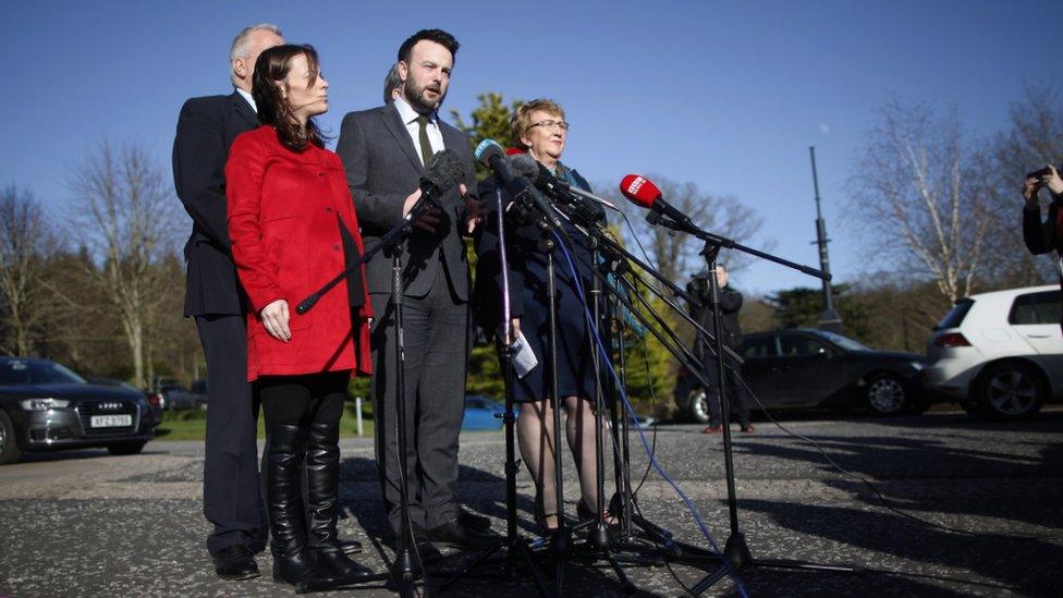 Colum Eastwood and SDLP colleagues