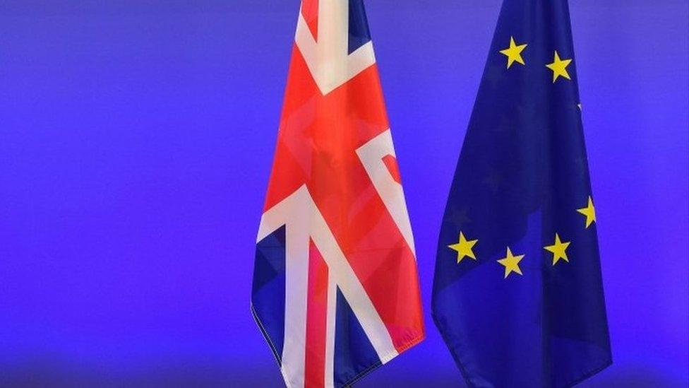 UK and EU flags