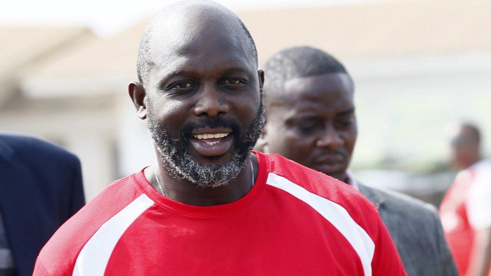 George Weah in 2018