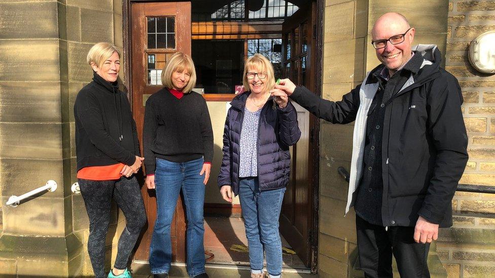 Trustees Heather Rigg, Sue Russell, Sue Herbert and Mike Barnes