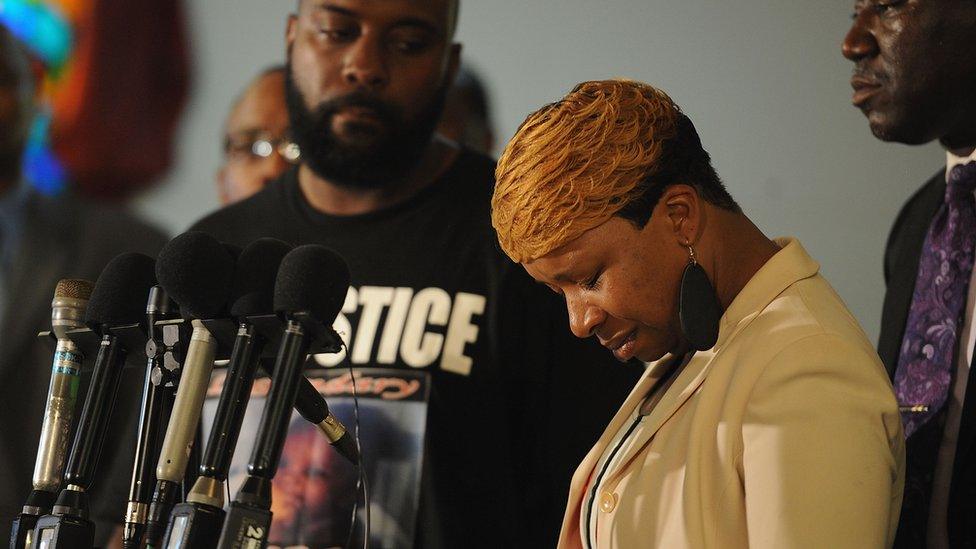 Leslie McSpadden, mother of Michael Brown