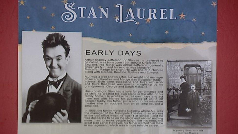 Stan Laurel info at Panopticon