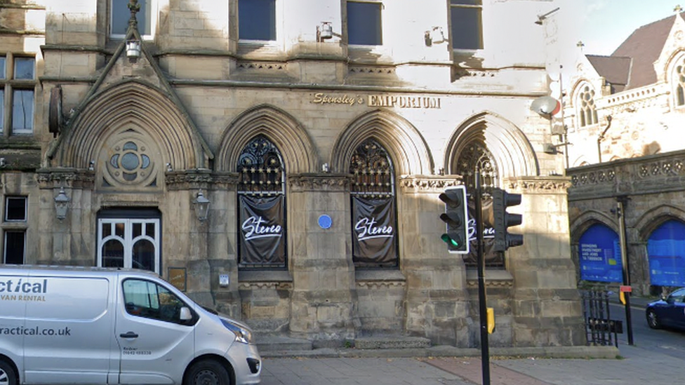 A streetview of Stereo nightclub