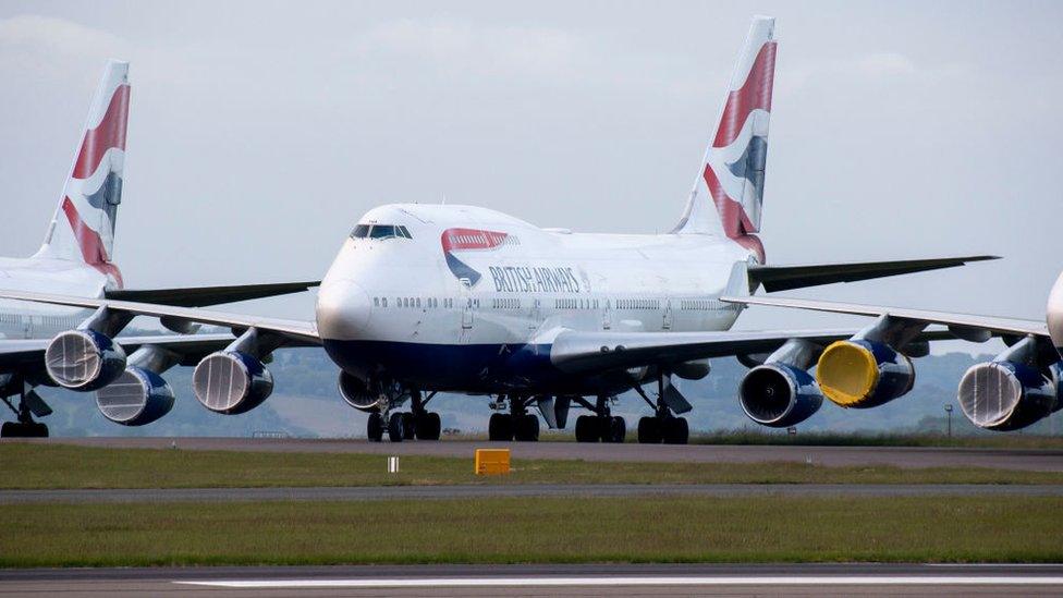 BA aircraft grounded