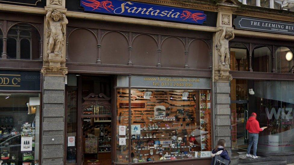 Fantasia store, Ludgate Hill, Leeds