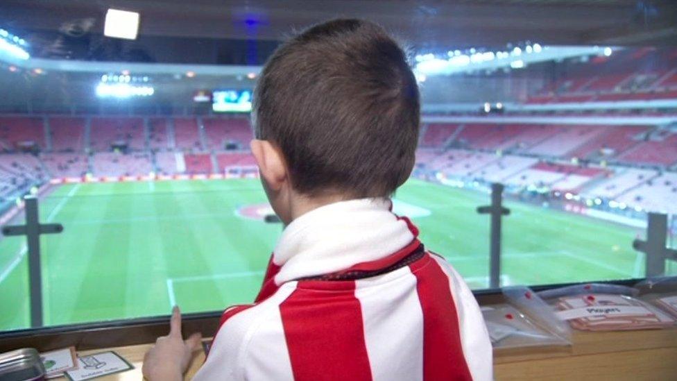 Nathan Shippey overlooking Sunderland's pitch