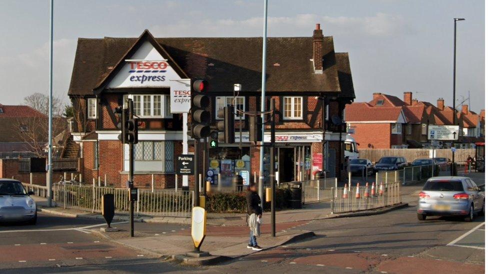 Tesco Express Hounslow where boy stabbed