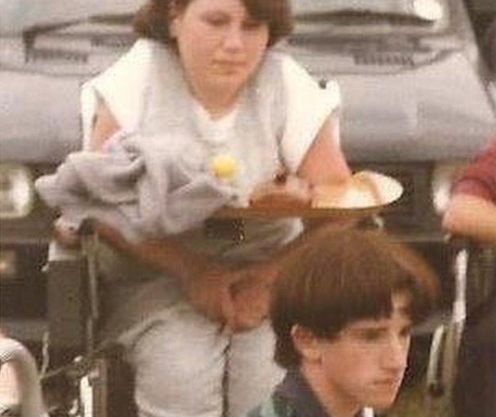 Mike Howard and wife Lorraine at school in 1983