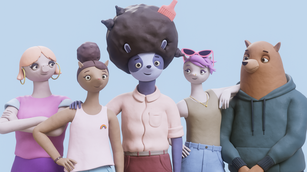 Characters from the short film series