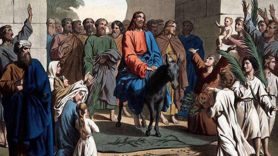 illustration-of-jesus-on-a-donkey.