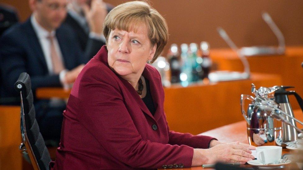 German chancellor Angela Merkel