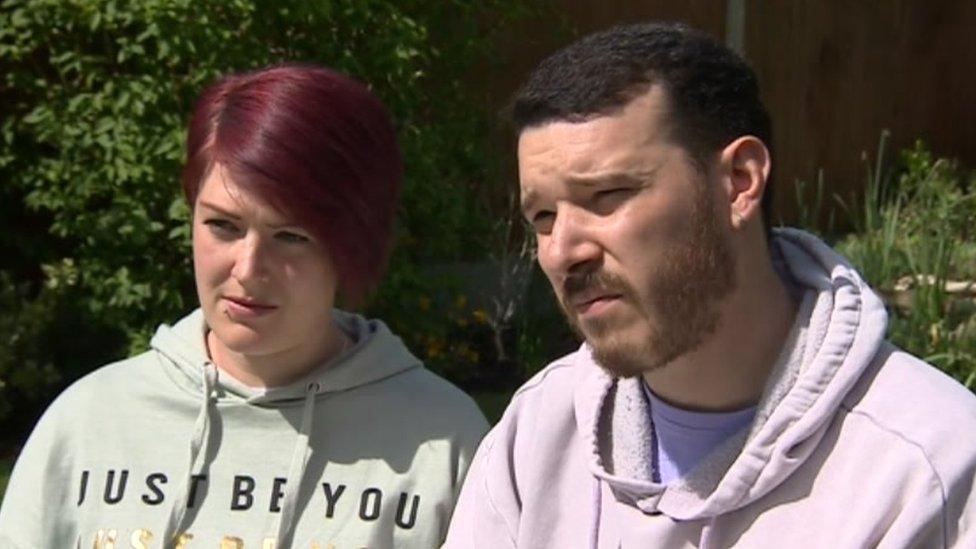 Tracey and Robert Hanley want people to be aware of this rare condition, as lockdown restrictions ease