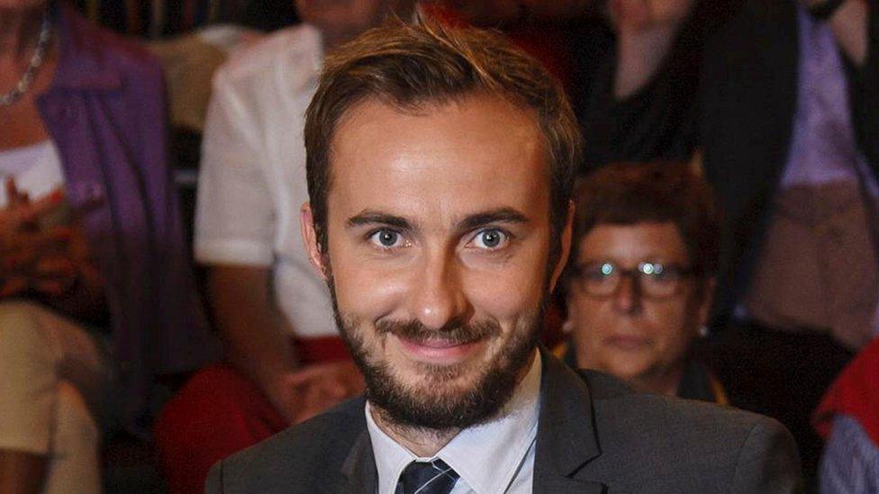 Jan Boehmermann, German TV presenter who read out crude poem about Erdogan (15 April 2016)