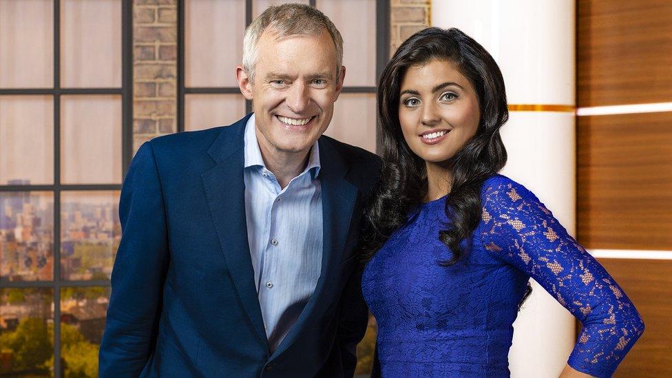 Jeremy Vine with Storm Huntley