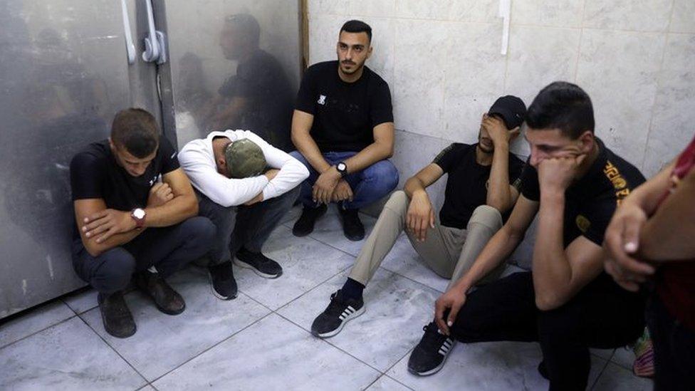 Palestinians mourn 17-year-old Uday Salah killed during an Israeli arrest operation in Jenin in September