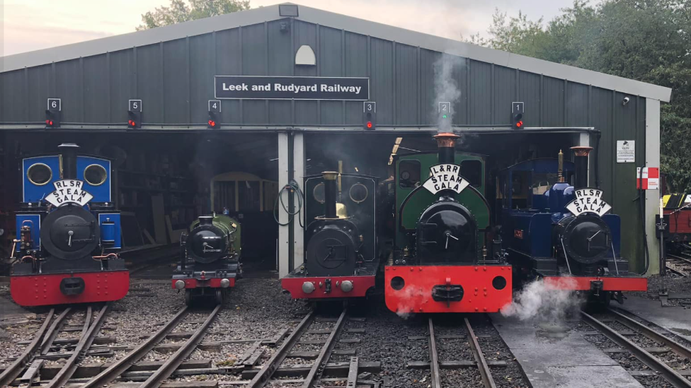 Leek and Rudyard Railway engine shed