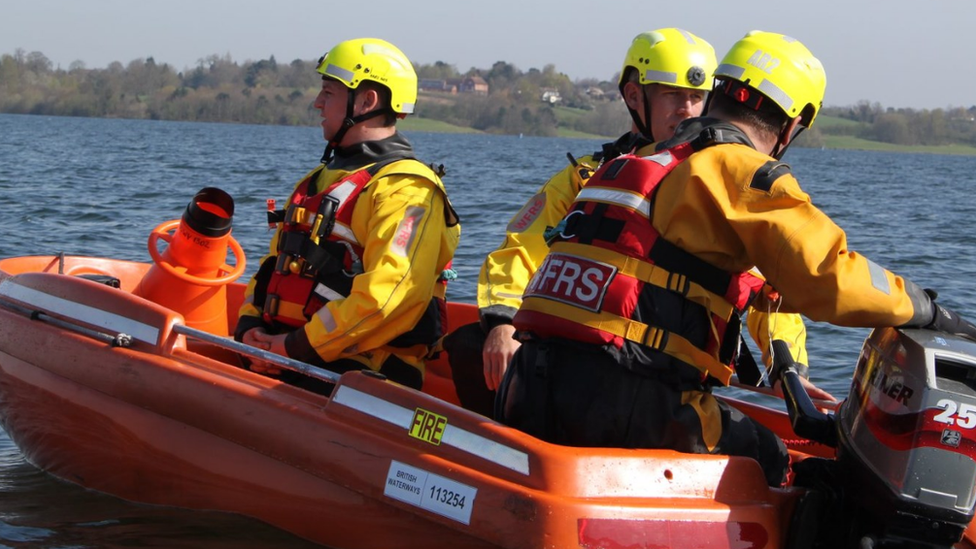 Water rescue team