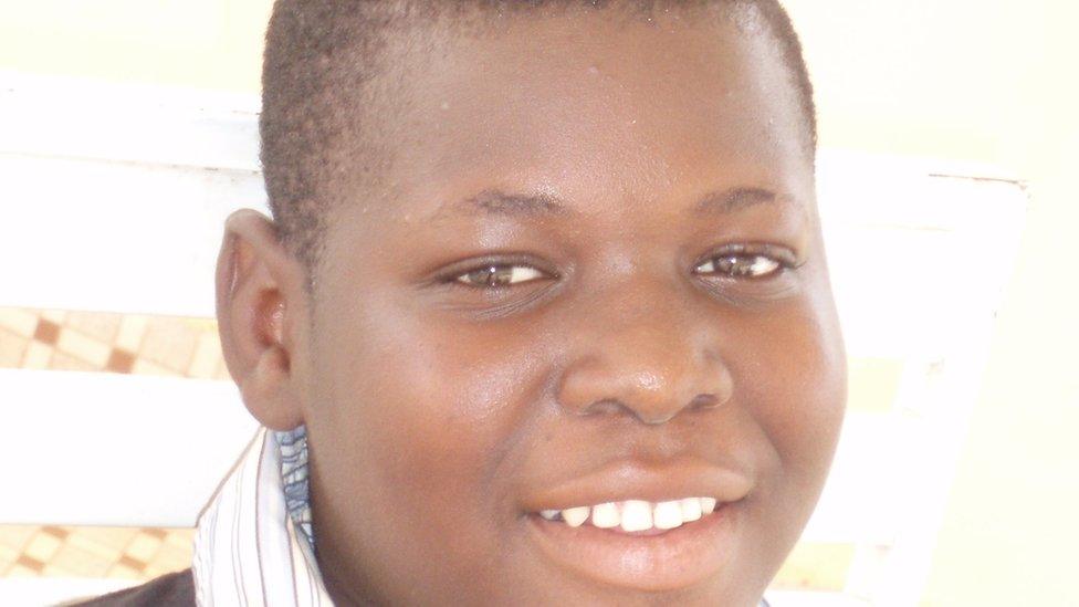 Cheick as a little boy