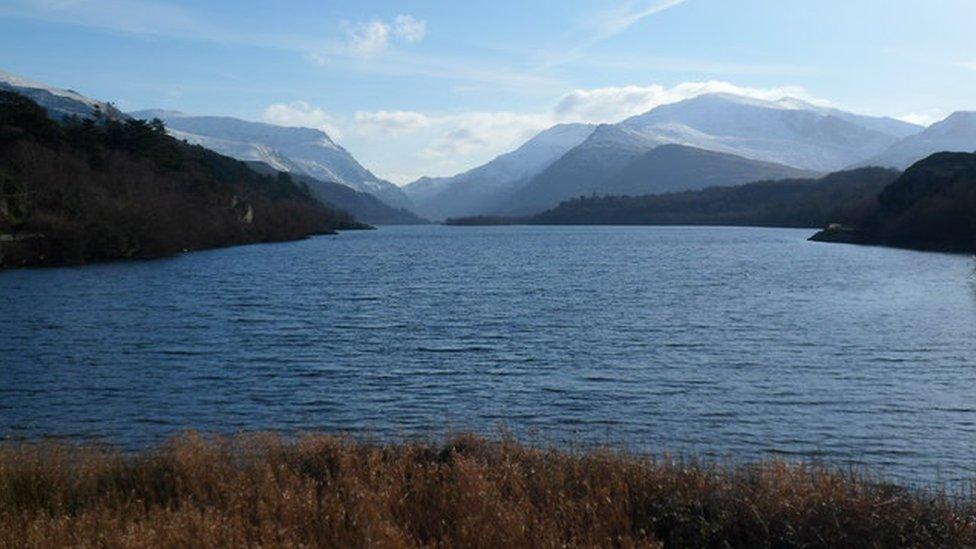 Llyn Padarn in Llanberis, Gwynedd