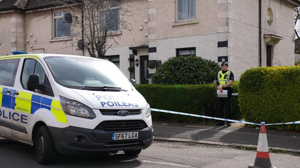 Police at Jura Street