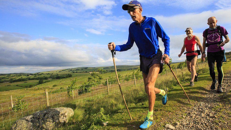 Joss Naylor running