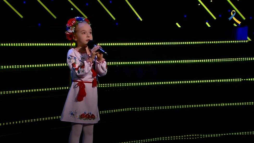 A Ukrainian girl wowed audiences at S4C’s annual Cor Cymru choir competition