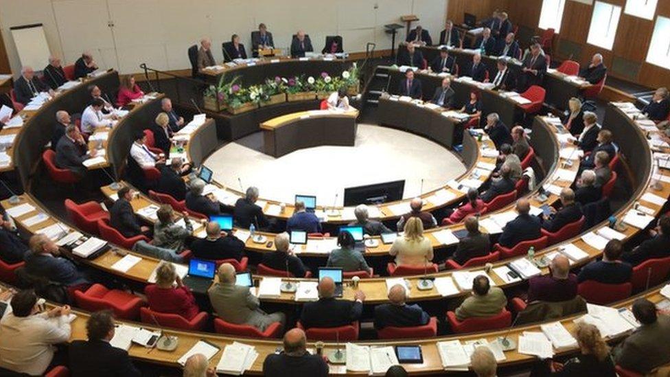 Cornwall Council chamber