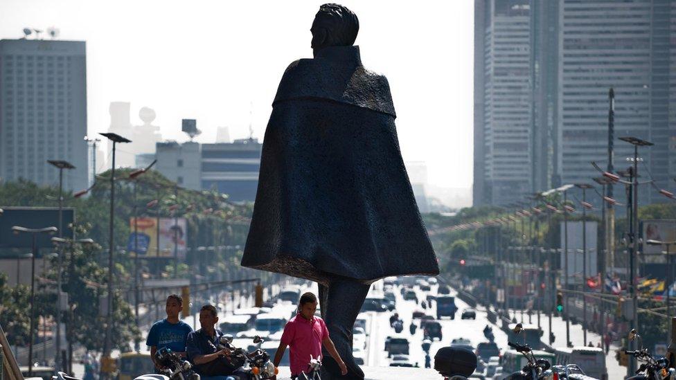 Street in central Caracas