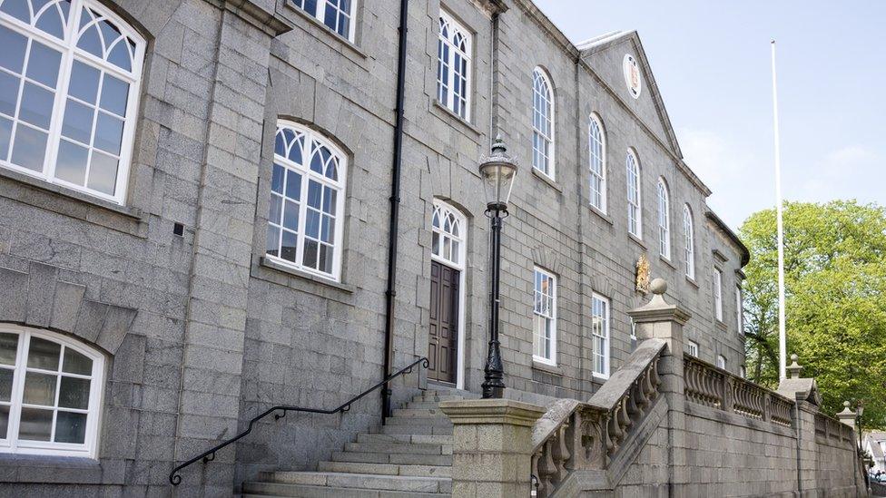 Guernsey's Royal Court building