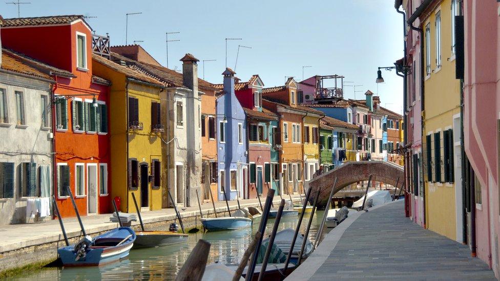 Burano in Italy