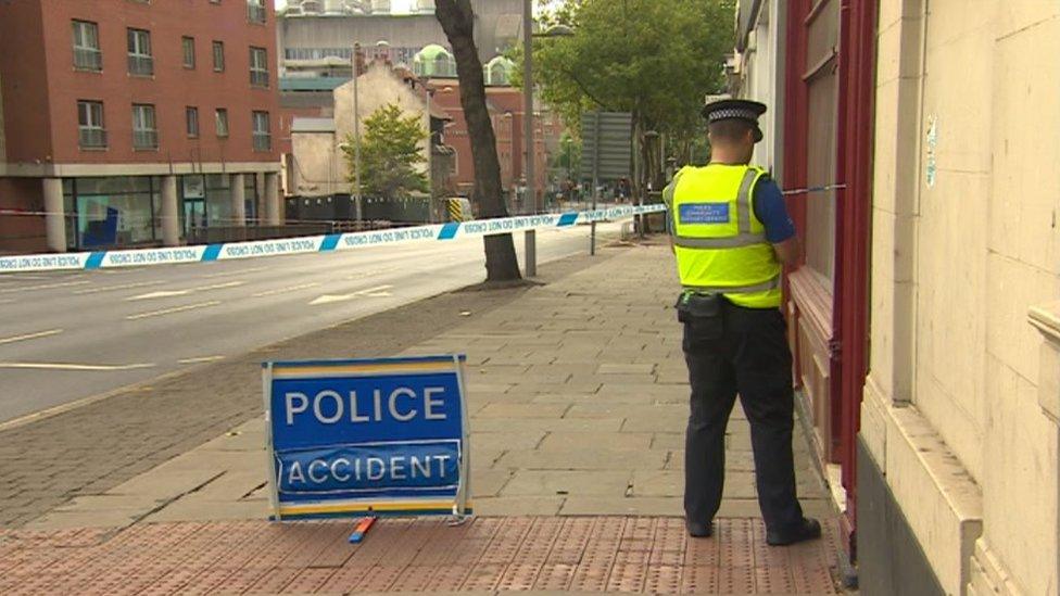 Police in Nottingham city centre