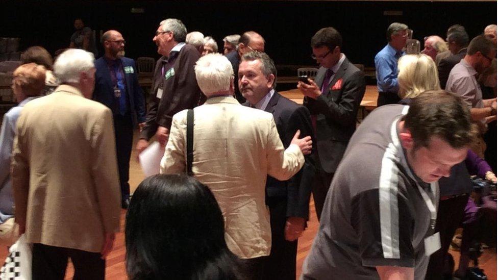 Martyn Underhill after result