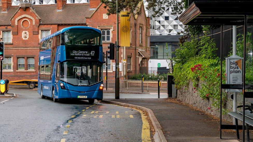 An electric bus