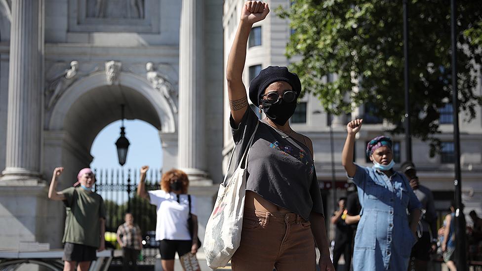 Black lives matter protest