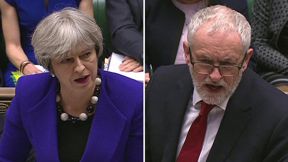 Theresa May and Jeremy Corbyn