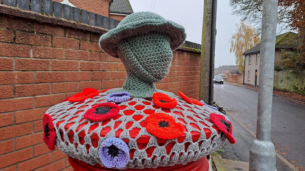 Haxey post box topper