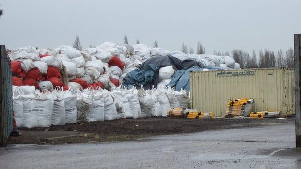 Waste on Bowbridge Road site