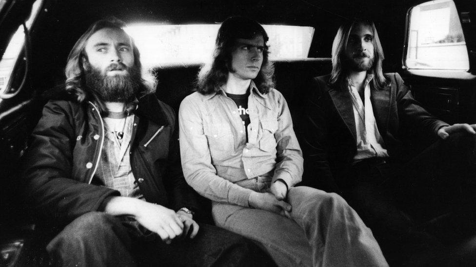 Genesis 1977 Phil Collins Tony Banks Mike Rutherford