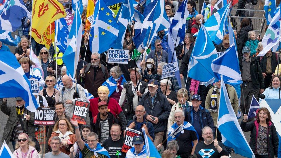 pro-independence march