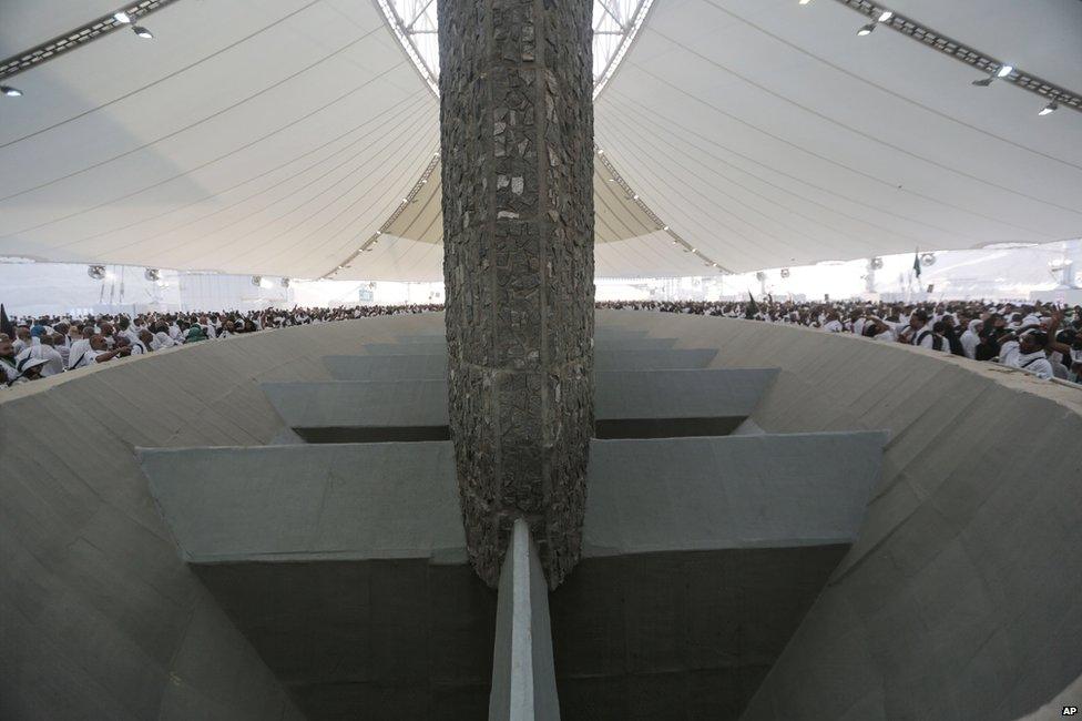 Jamarat wall