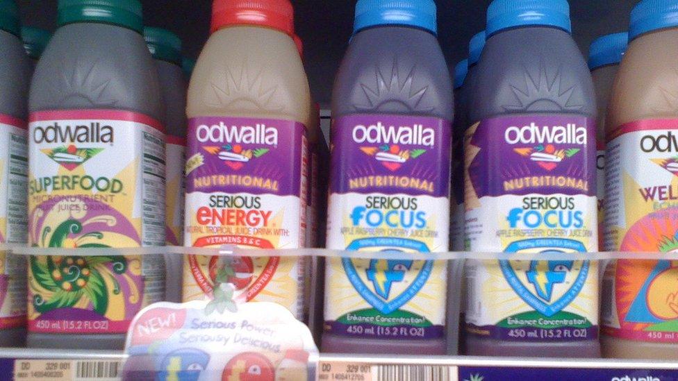 Odwalla bottles